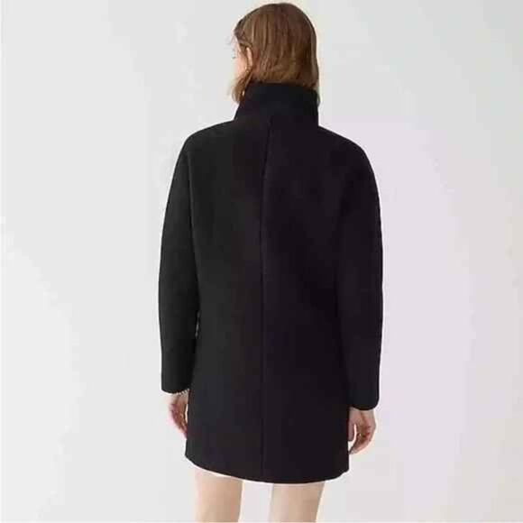 J. Crew Italian Stadium Cloth Nello Gori Wool Coat size 4 - Picture 2 of 13